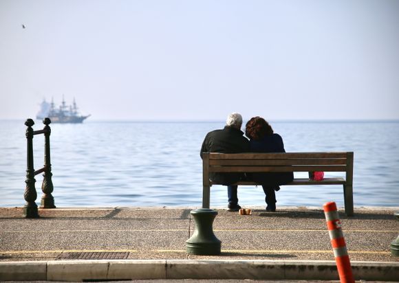 Tranquility - enjoying the seaview in Thessaloniki