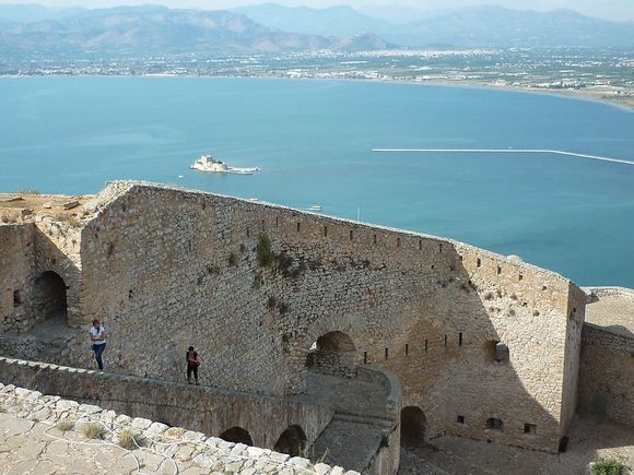 View from Palamidi fortress
