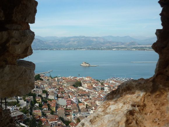 View from Palamidi castle