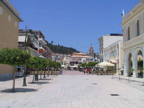 The town of Zakynthos