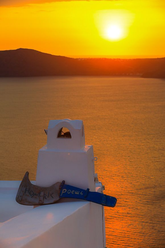 Sonnenuntergang in Fira