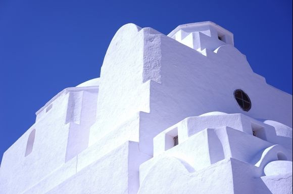 Stunning angles and light at the church of Panagia Folegandros