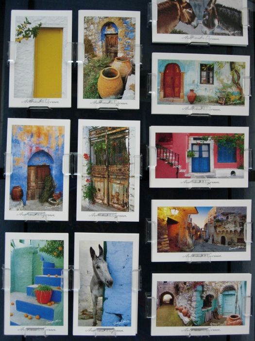 postcards in Skiathos