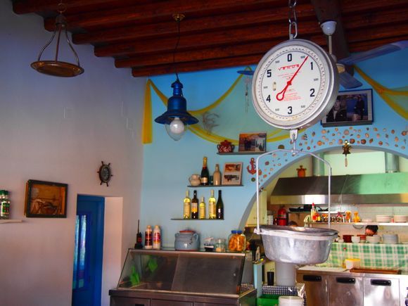 Let\'s eat Greek Fish...Taverna in Heronissos Sifnos
