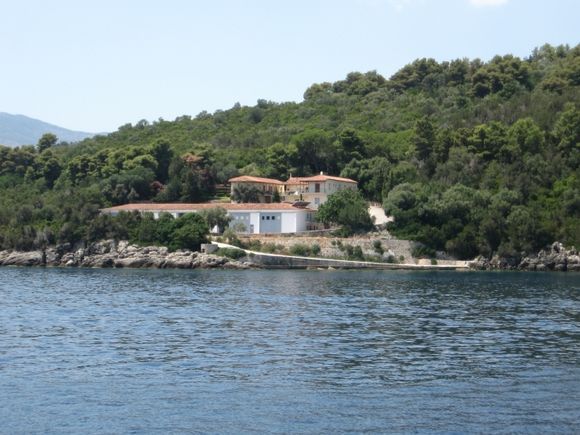 Scorpio island, house of Onassis