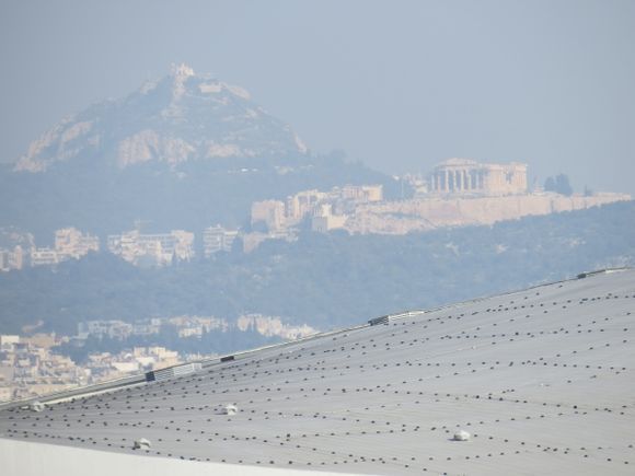 perspective of acropolis and lycabetus from pireas