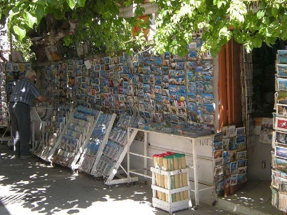 Postcards shop in Kokkari