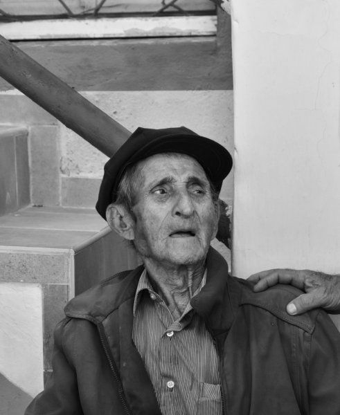 107 year old man still living the village life.