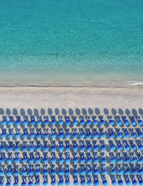 matching umbrellas.

Kathisma Beach, Lefkada