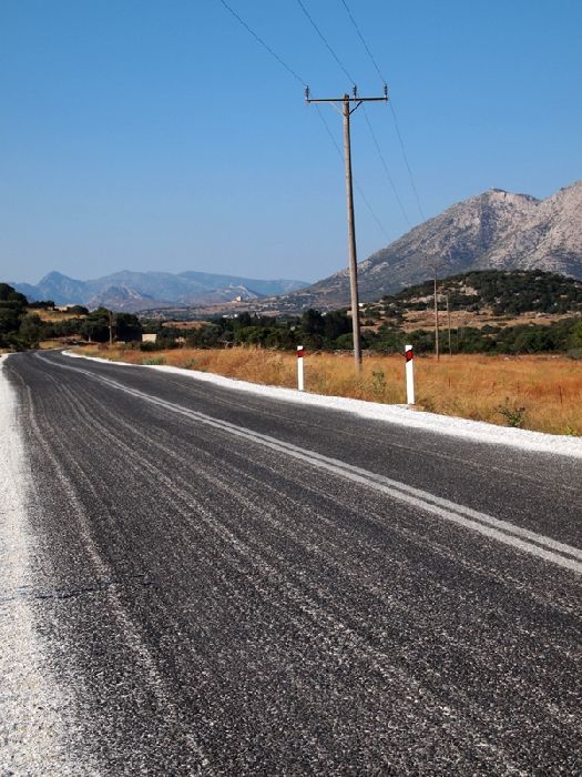 Route66 :) Road between Halki and Agiassos