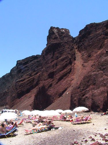 The red beach