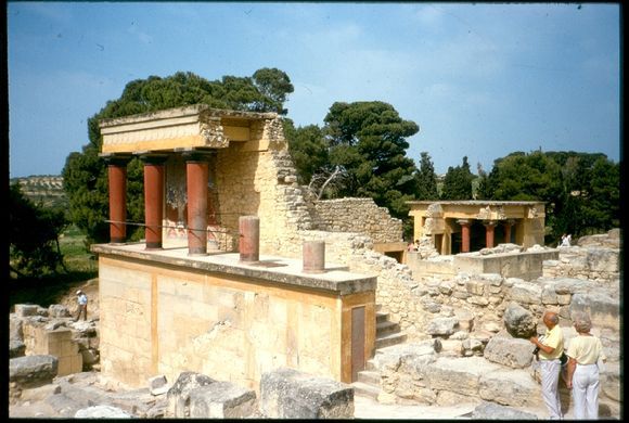 Knossos Palace. This picture is not mine by my grandfather\'s. It was taken 20 years ago