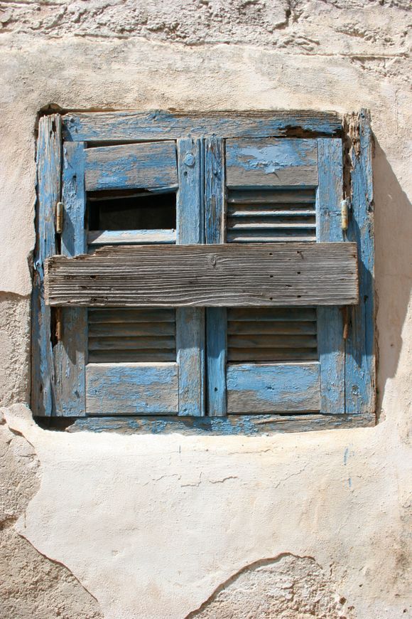 Window with a moustache in Sagri village