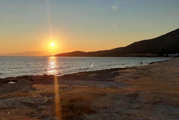 And another sunset in Naxos at Ayiassos beach