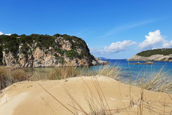 Voidokilia Beach in Messinia (Peloponnese)