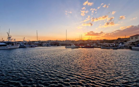 The little fishermen harbour of Lavrion