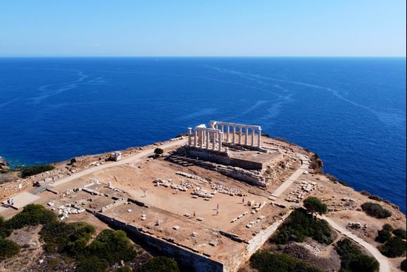 Temple of Poseidon in Cape Sounio, a place to see at least once.