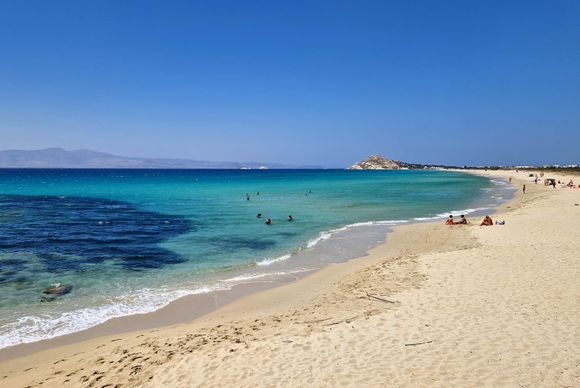 The amazing waters of Naxian beaches