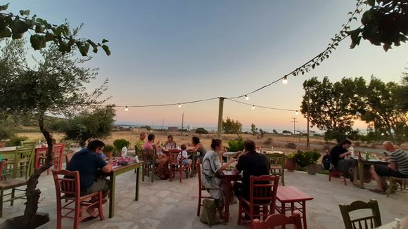 While in Naxos, don't miss Axiotissa restaurant.