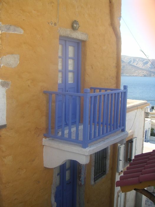 Coloured house in Agia Marina