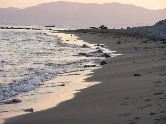 Dafni beach (Zakynthos) at sunset