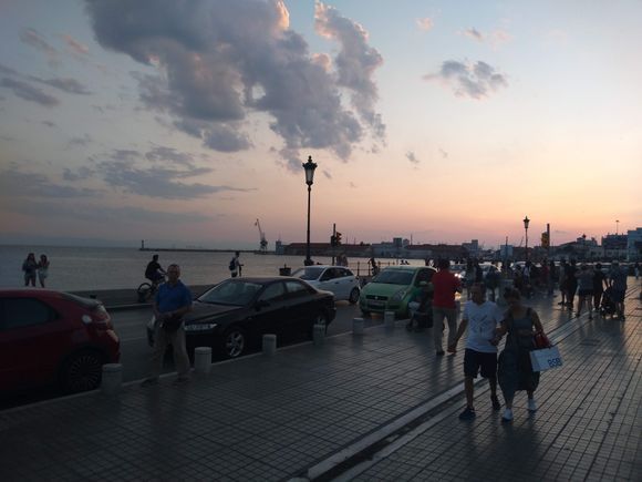 Thessaloniki  Coast sunset