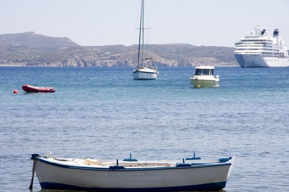 Fishing boat waiting for new adventures