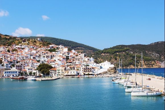 Skopelos town