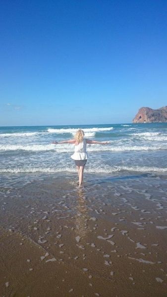 Love the ocean at Agia Marina, Chania