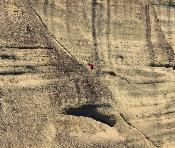 Meteora rock climbing!