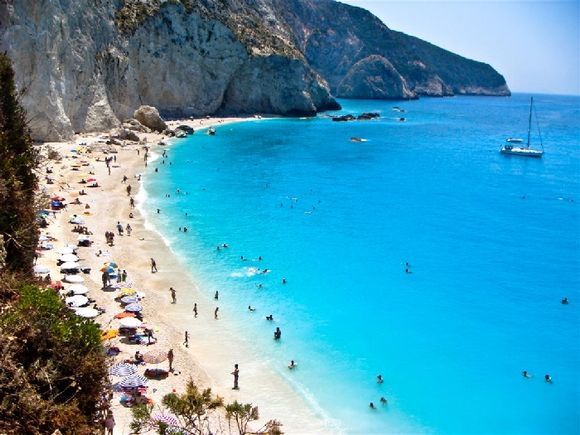 The most famous beach in lefkada