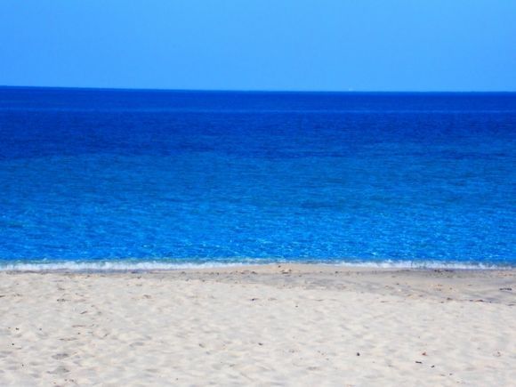 Glifada beach on Naxos