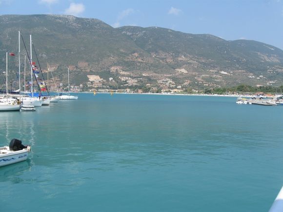 Vassiliki, beautiful colour of the sea, amazing sand which makes small dunes in the water, amazing!