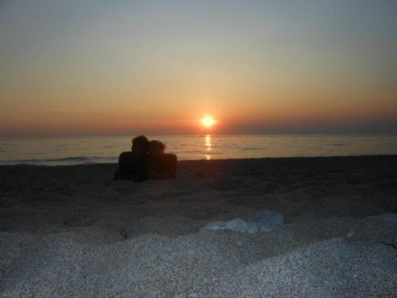 Sunset at beach