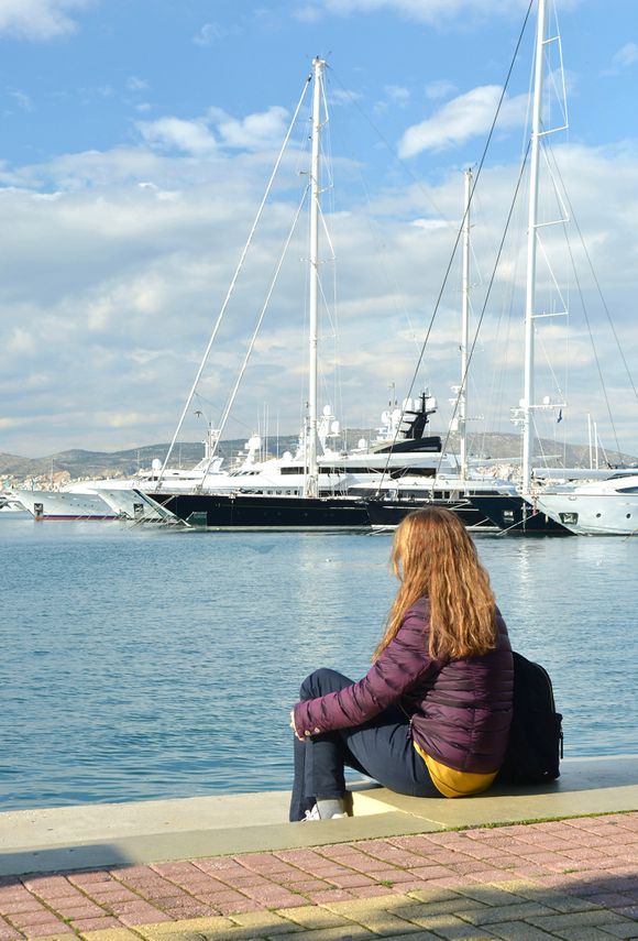 Contemplating
Flisvos Marina