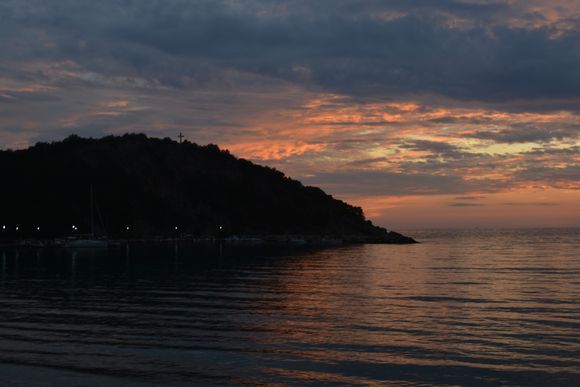 Arilla beach before nightfall 