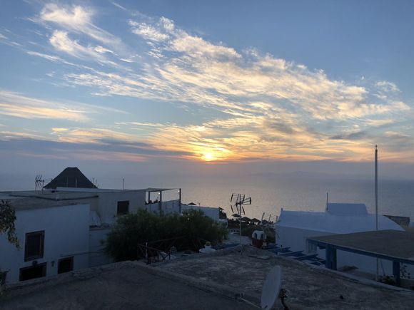 The Sunset in Oia