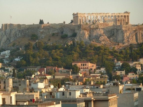 View of the Acropolis from The Fresh Hotel