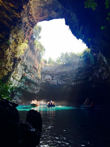 Mellisani underground lake&cave Kefalonia Island