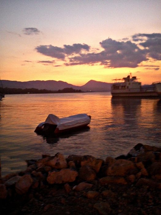 Sunset in Poros.