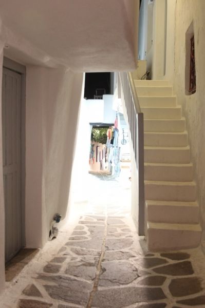 Stairs in naxos and streets