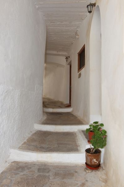 Naxos town narrow streets