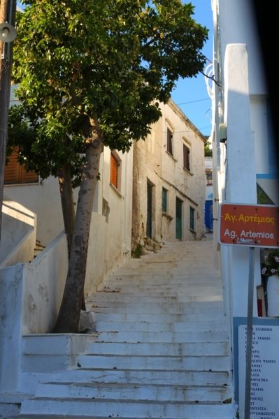 Naxos town streets