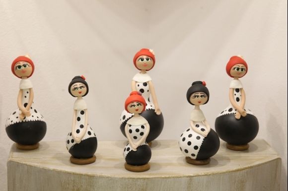 Dolls made by hand in naxos town