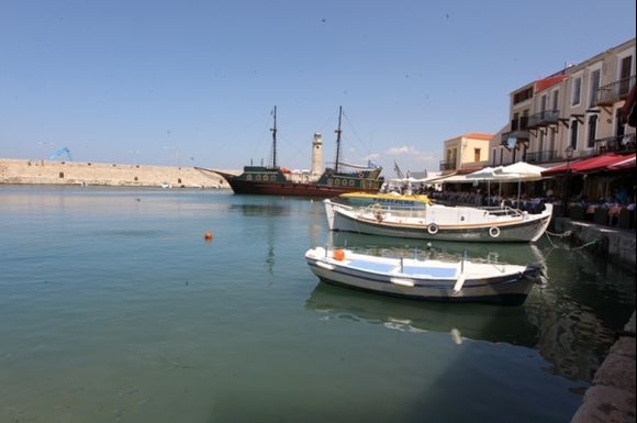 Old venetian port rethymnon