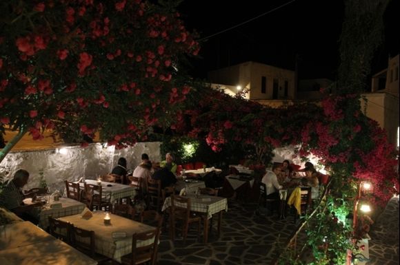 Naxos old town nice restaurant