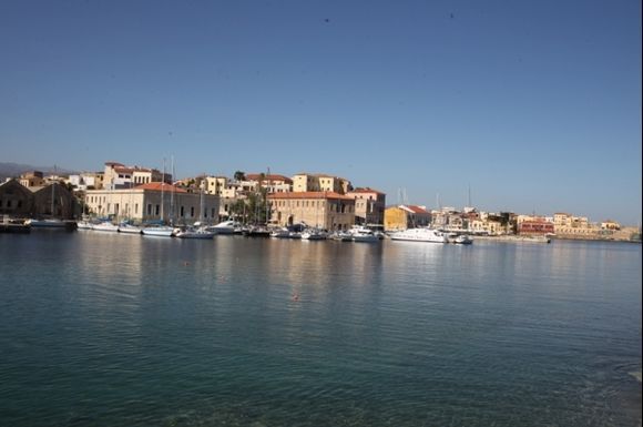 Chania Akti Enoseos - Old Venetian Harbour,