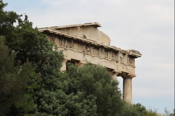 Agoraios Kolonos Hill | Ancient Agora of Athens taken from museum of the ancient agora
