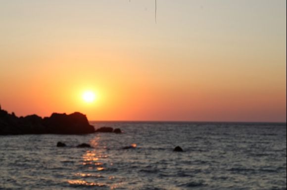 Sfinari beach sunset