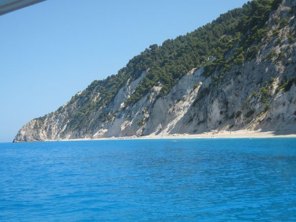 Egremni from the boat.